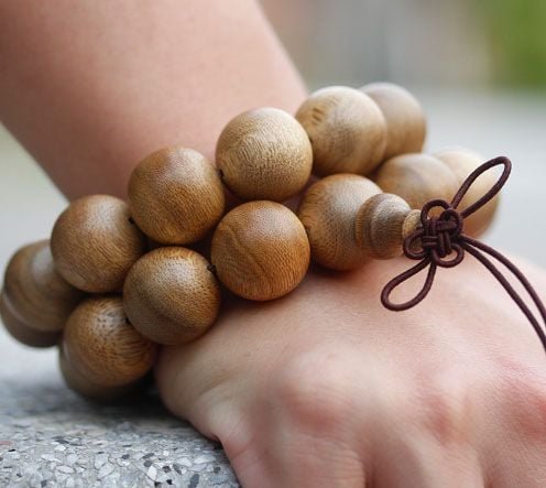 Garden Agarwood Bead Bracelet Full Size TV001